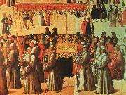 BELLINI, Gentile Procession in the Piazza di San Marco France oil painting reproduction